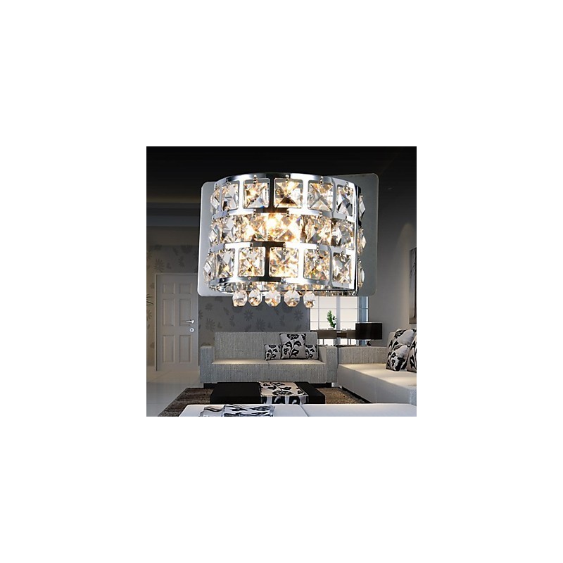 Crystal Flush Mount wall Lights Modern Contemporary G4 Metal
