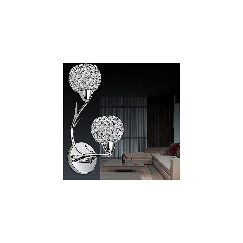 Crystal Wall Sconces Modern Contemporary Metal