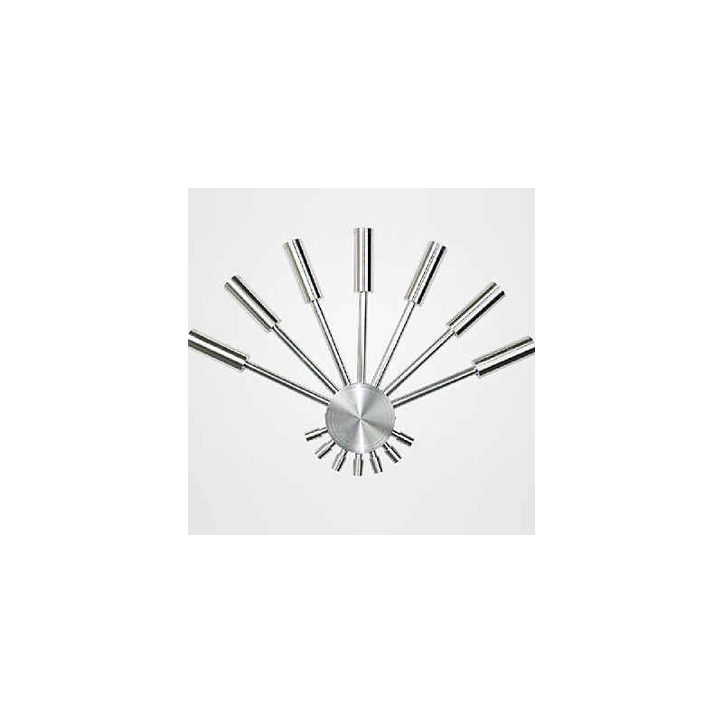 Modern Wall Light with Scattering Light Fanshaped 7 Metal Sticks Chic Style