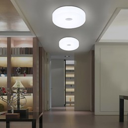 Round Ceiling Lights Flush Mount Modern Contemporary Metal