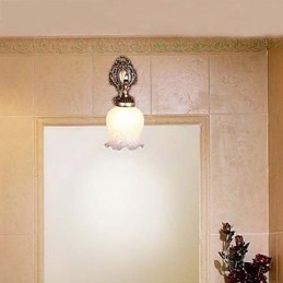 Bathroom Wall Light 1 Light Classic Metal Glass Painting