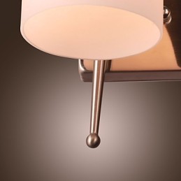 2 Light Wall Light in White Shade