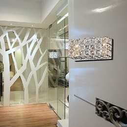 Crystal Square Wall Light In Electroplating Process