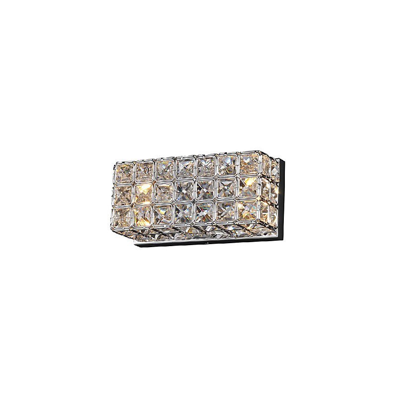 Crystal Square Wall Light In Electroplating Process