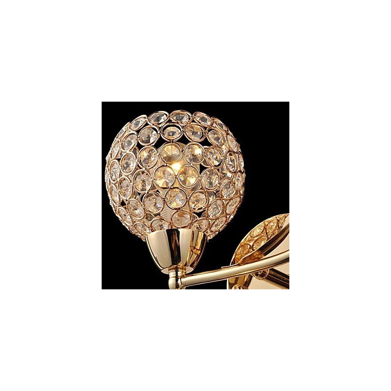 Crystal Wall Sconces Reading Wall Lights Modern Contemporary Metal