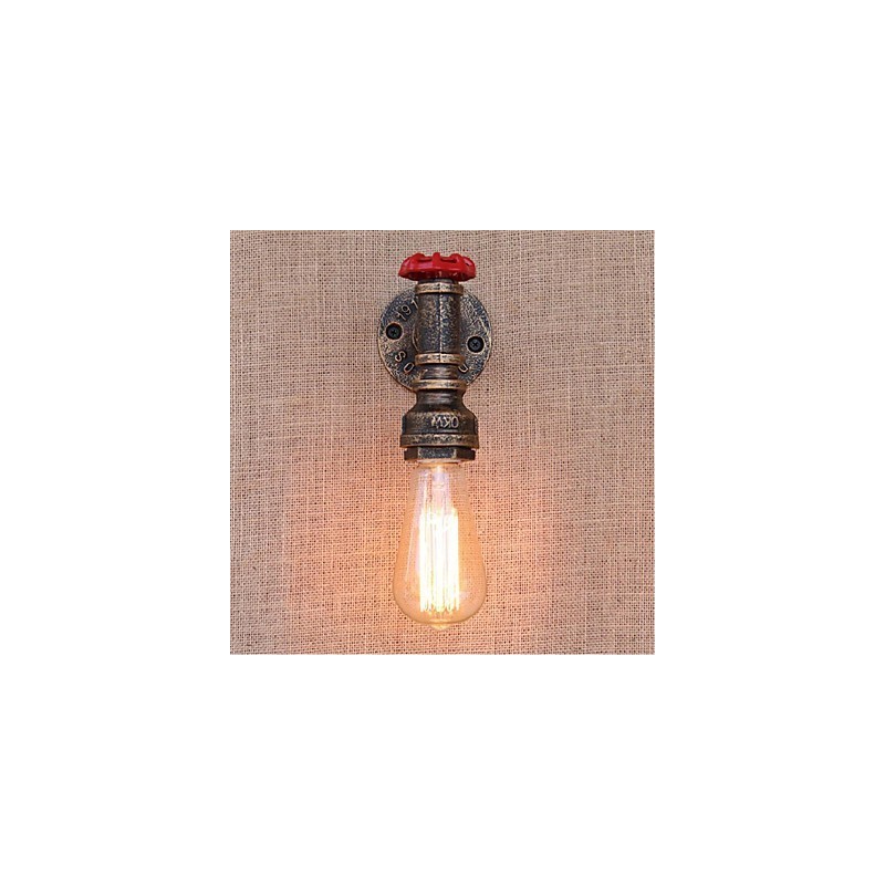 Nostalgia Simple Water Pipe Decorative Small Wall Lamp Wall Light