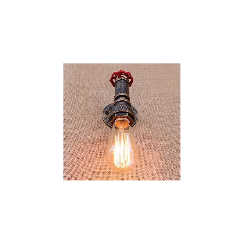 Nostalgia Simple Water Pipe Decorative Small Wall Lamp Wall Light