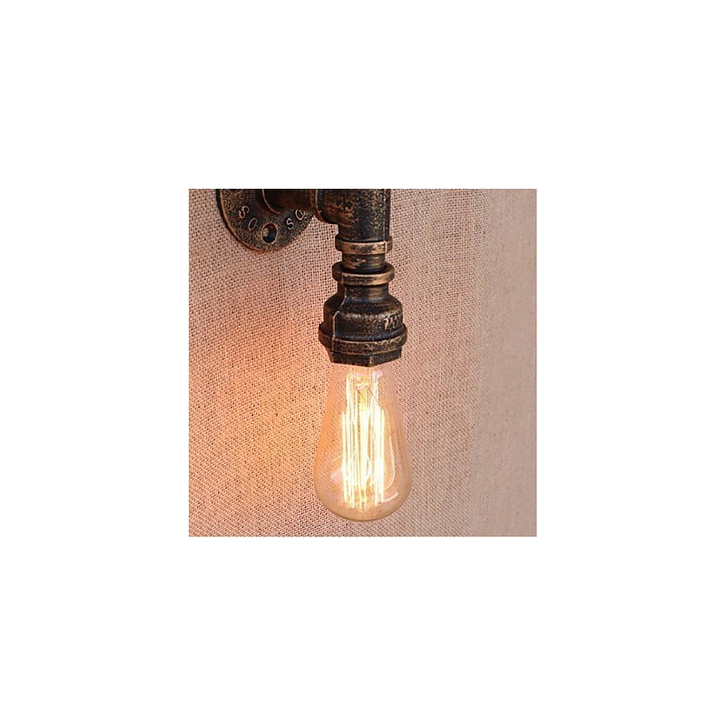 Nostalgia Simple Water Pipe Decorative Small Wall Lamp Wall Light