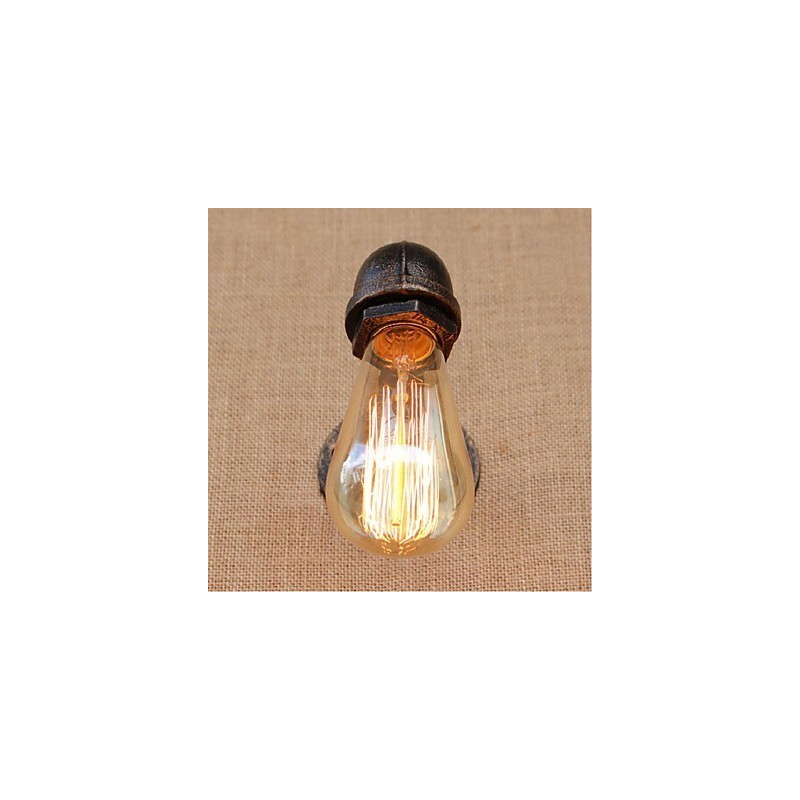 Nostalgia Simple Water Pipe Decorative Small Wall Lamp Wall Light