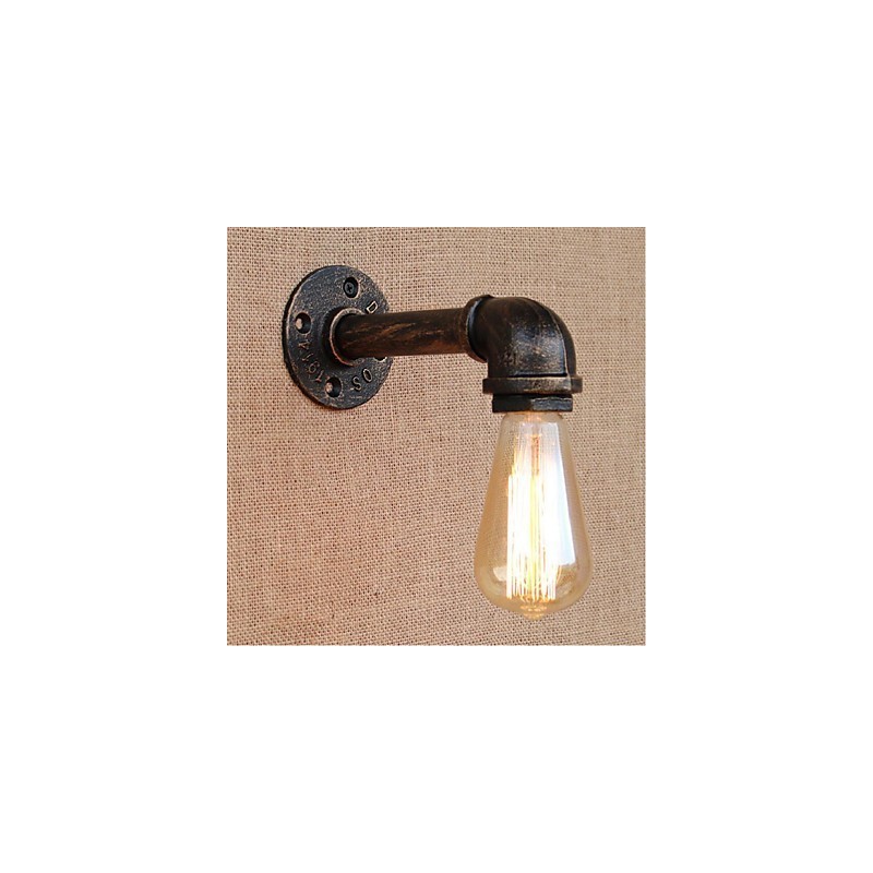 Nostalgia Simple Water Pipe Decorative Small Wall Lamp Wall Light