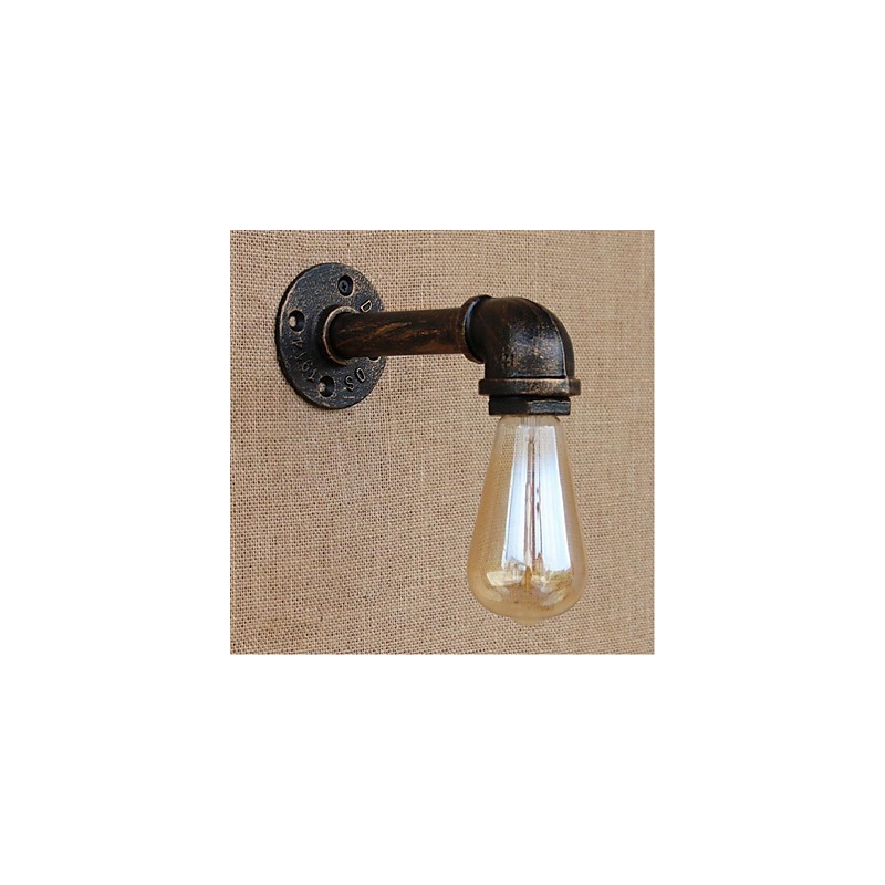 Nostalgia Simple Water Pipe Decorative Small Wall Lamp Wall Light
