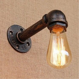 Nostalgia Simple Water Pipe Decorative Small Wall Lamp Wall Light
