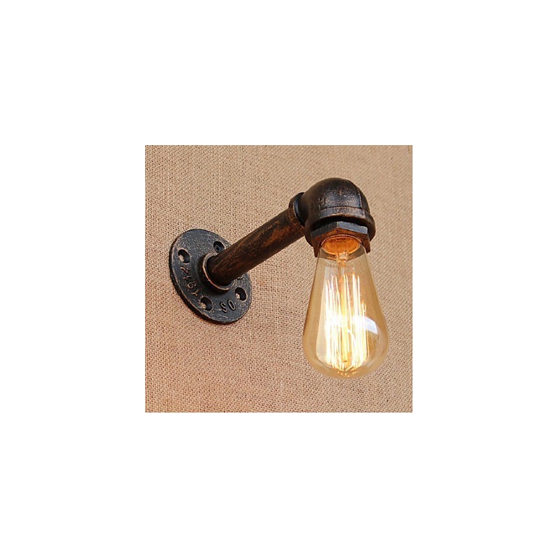 Nostalgia Simple Water Pipe Decorative Small Wall Lamp Wall Light