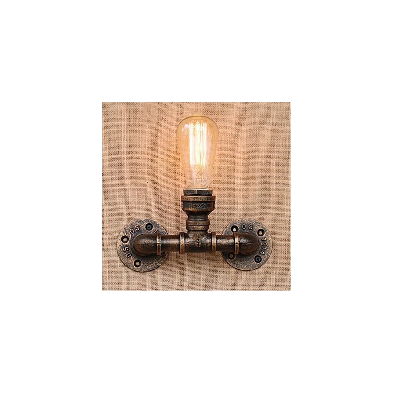Nostalgia Simple Water Pipe Decorative Small Wall Lamp Wall Light