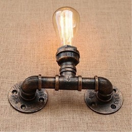Nostalgia Simple Water Pipe Decorative Small Wall Lamp Wall Light