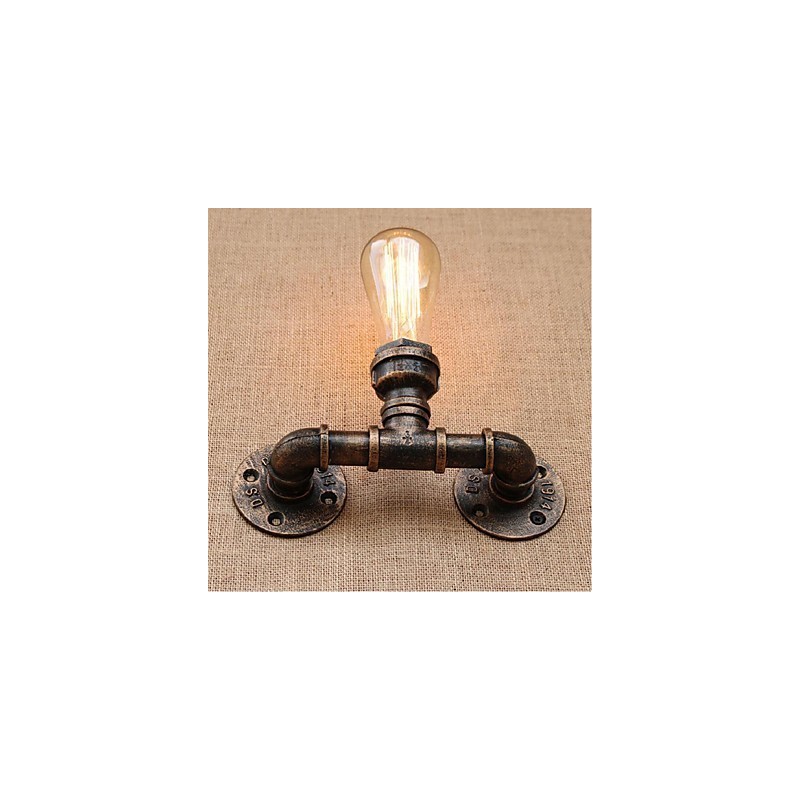 Nostalgia Simple Water Pipe Decorative Small Wall Lamp Wall Light