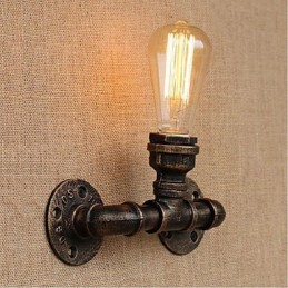 Nostalgia Simple Water Pipe Decorative Small Wall Lamp Wall Light