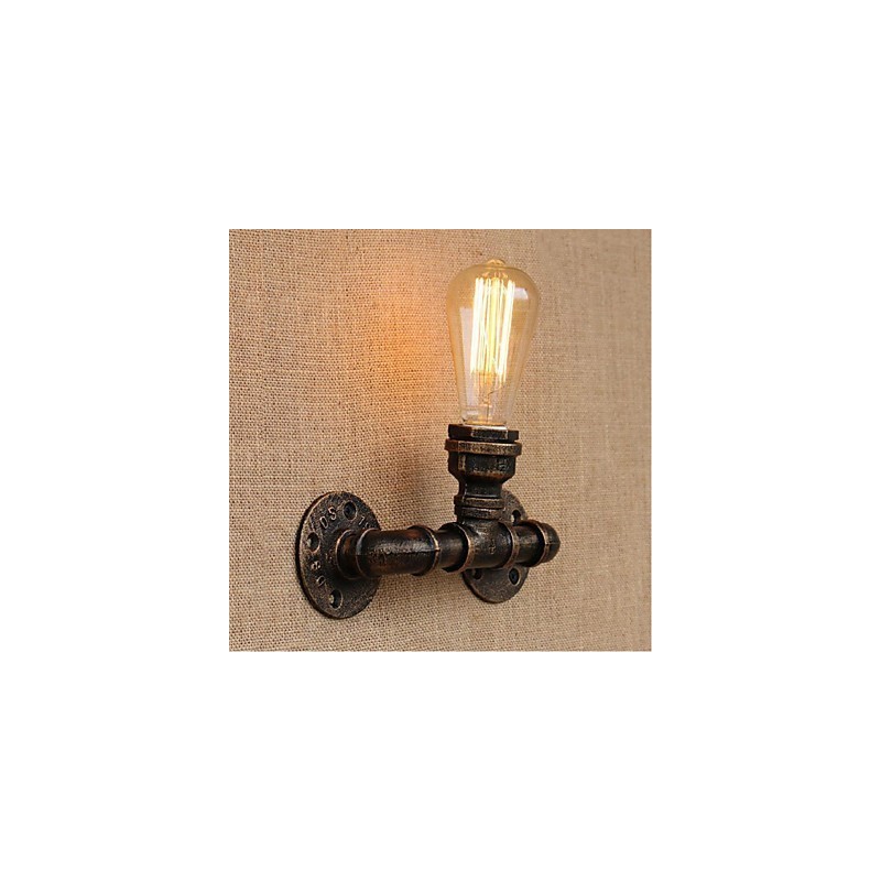 Nostalgia Simple Water Pipe Decorative Small Wall Lamp Wall Light
