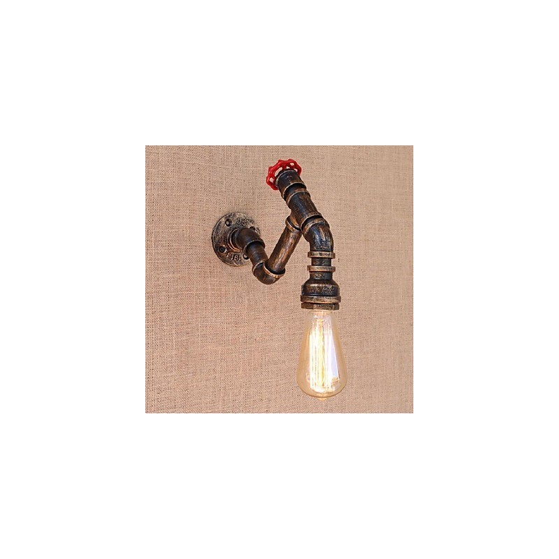 Nostalgia Simple Water Pipe Decorative Small Wall Lamp Wall Light