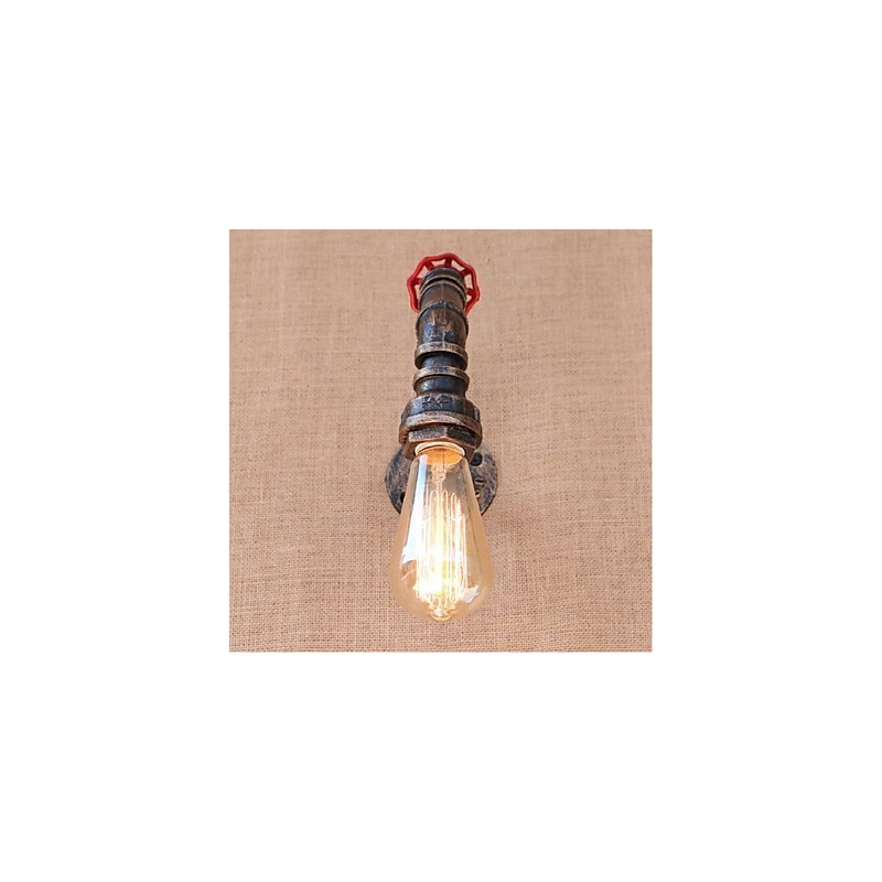Nostalgia Simple Water Pipe Decorative Small Wall Lamp Wall Light