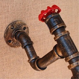 Nostalgia Simple Water Pipe Decorative Small Wall Lamp Wall Light