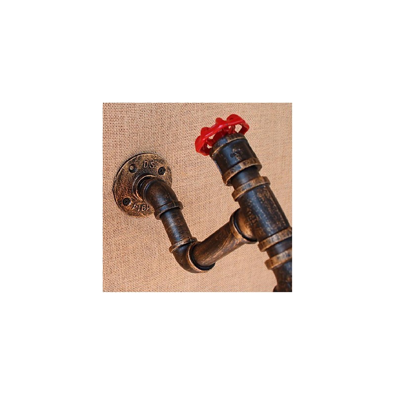 Nostalgia Simple Water Pipe Decorative Small Wall Lamp Wall Light