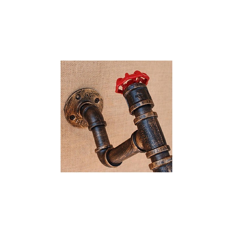 Nostalgia Simple Water Pipe Decorative Small Wall Lamp Wall Light