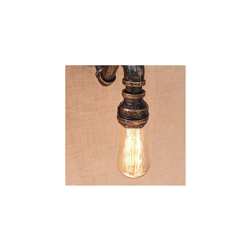 Nostalgia Simple Water Pipe Decorative Small Wall Lamp Wall Light