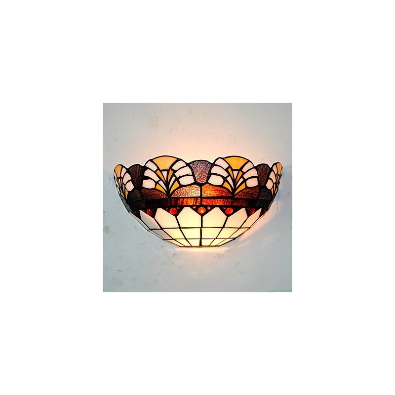 Retro Country Wall Lights Glass Shade Living Room Bedroom Restaurant Cafe Bar Wall Sconces
