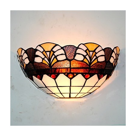 Retro Country Wall Lights Glass Shade Living Room Bedroom Restaurant Cafe Bar Wall Sconces