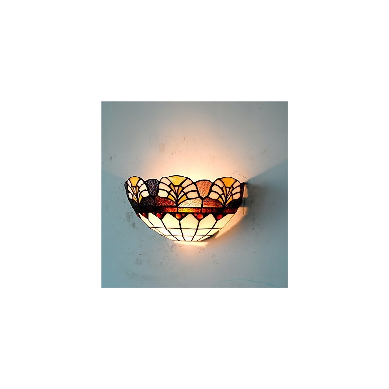 Retro Country Wall Lights Glass Shade Living Room Bedroom Restaurant Cafe Bar Wall Sconces