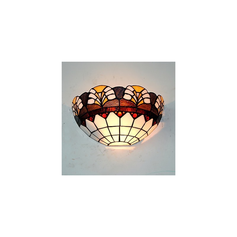 Retro Country Wall Lights Glass Shade Living Room Bedroom Restaurant Cafe Bar Wall Sconces