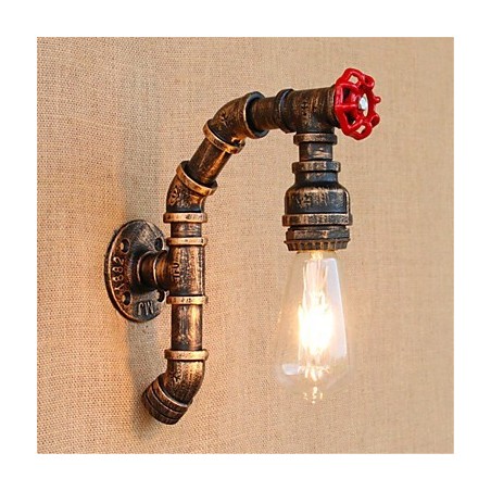Rustic Lodge Antique Brass Feature for Ambient Light Wall Sconces Wall Light