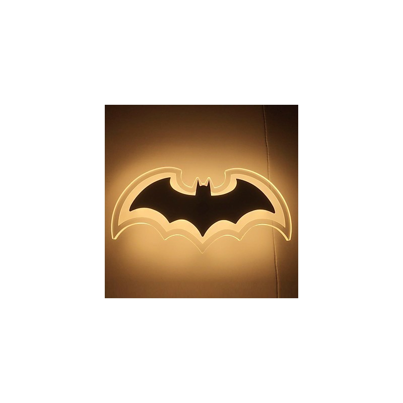 Modern Acrylic Bat Wall Light Bedside Lamp Wall Sconces Corridor LightsV