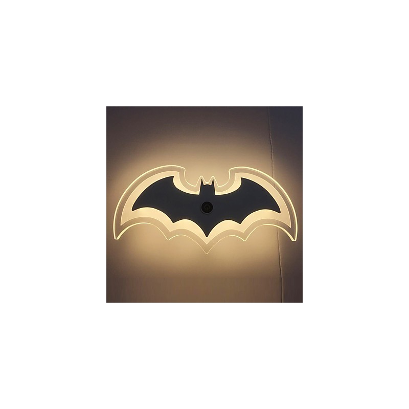 Modern Acrylic Bat Wall Light Bedside Lamp Wall Sconces Corridor LightsV