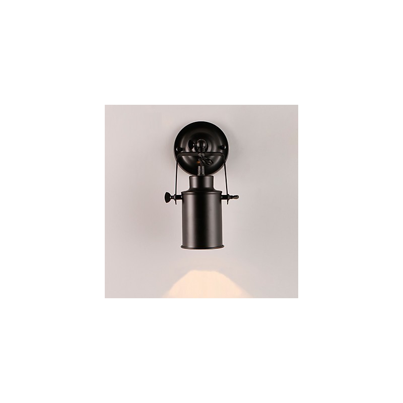 Vintage Black Metal Loft Wall Sconce Living Room Dining Room Hallway Cafe Bars Bar Wall Lamp