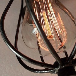 Vintage Mini Style Painting Metal Flush Mount