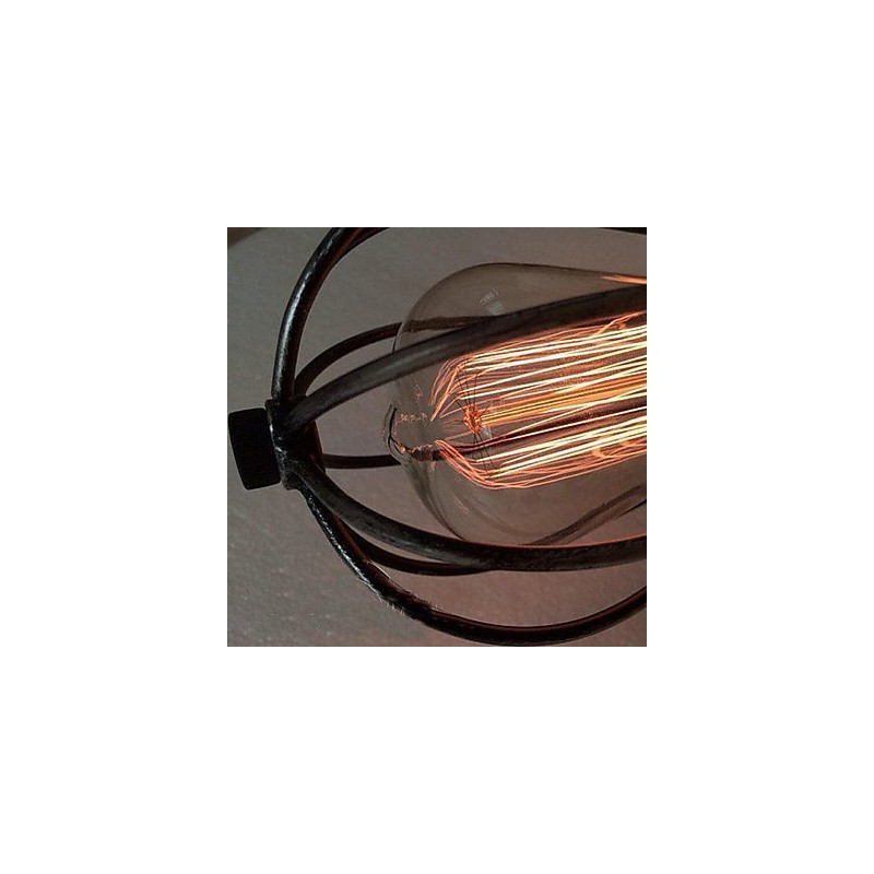 Vintage Mini Style Painting Metal Flush Mount