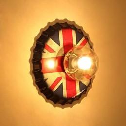 Traditional Classic Rustic Lodge Country Painting Feature for Mini Style Ambient Light Wall Sconces Wall Light