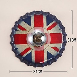 Traditional Classic Rustic Lodge Country Painting Feature for Mini Style Ambient Light Wall Sconces Wall Light