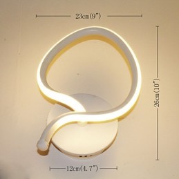 Modern Minimalist Wall Lamp Bedside Creative Corridor Lamp Aluminum Lighting