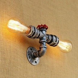 Country Retro Painting Feature for Mini Style Ambient Light Wall Sconces Wall Light