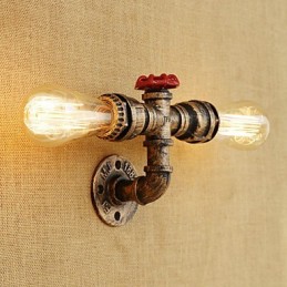 Country Retro Painting Feature for Mini Style Ambient Light Wall Sconces Wall Light