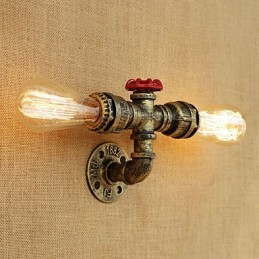 Country Retro Painting Feature for Mini Style Ambient Light Wall Sconces Wall Light