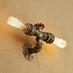 Country Retro Painting Feature for Mini Style Ambient Light Wall Sconces Wall Light