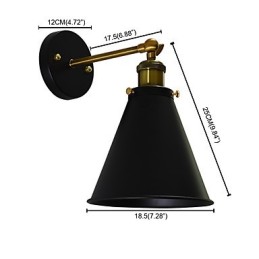 Light Buzz Paint Single Wall Iron Wall Lamp Dumb Black Lightsaber Lamp On Wall