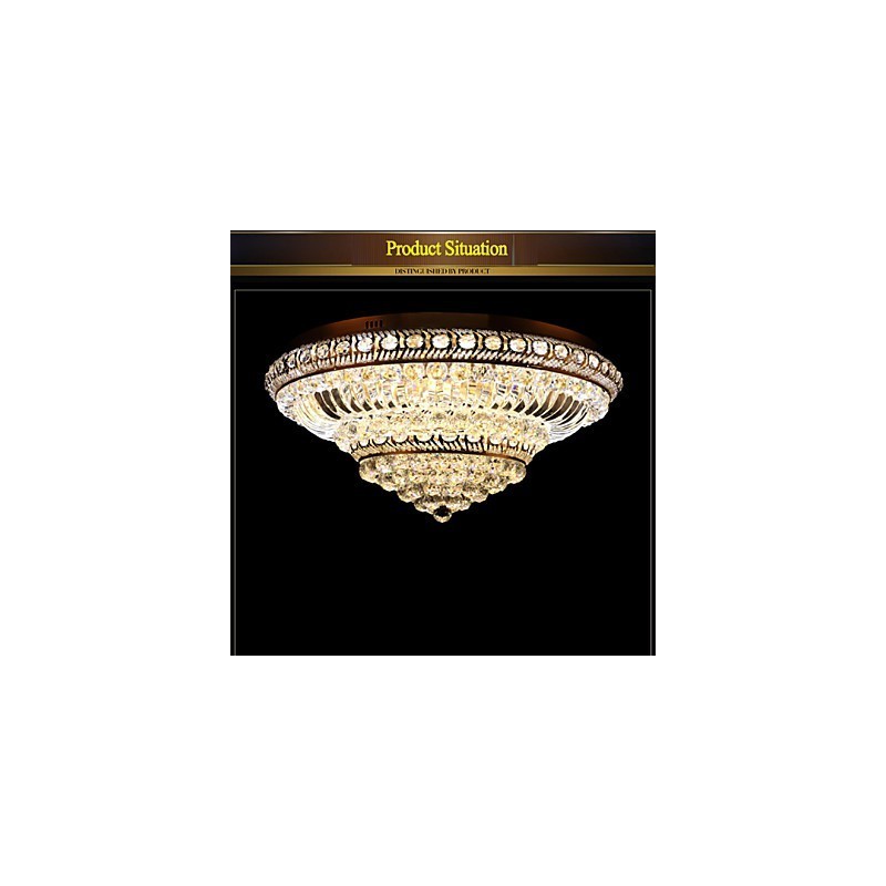 Modern Luxury Crystal Ceiling Light Absorb Dome Light Diameter 60CM