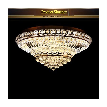 Modern Luxury Crystal Ceiling Light Absorb Dome Light Diameter 60CM