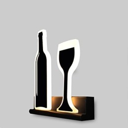 Integrated Modern Contemporary Modern Comtemporary Painting Feature for Ambient Light Wall Sconces