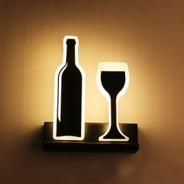 Integrated Modern Contemporary Modern Comtemporary Painting Feature for Ambient Light Wall Sconces